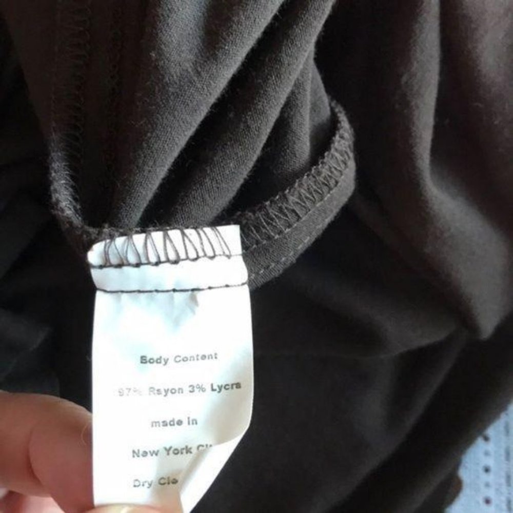 Vena Cava Pleated Silk Strap Pattern Backless Dres - image 7